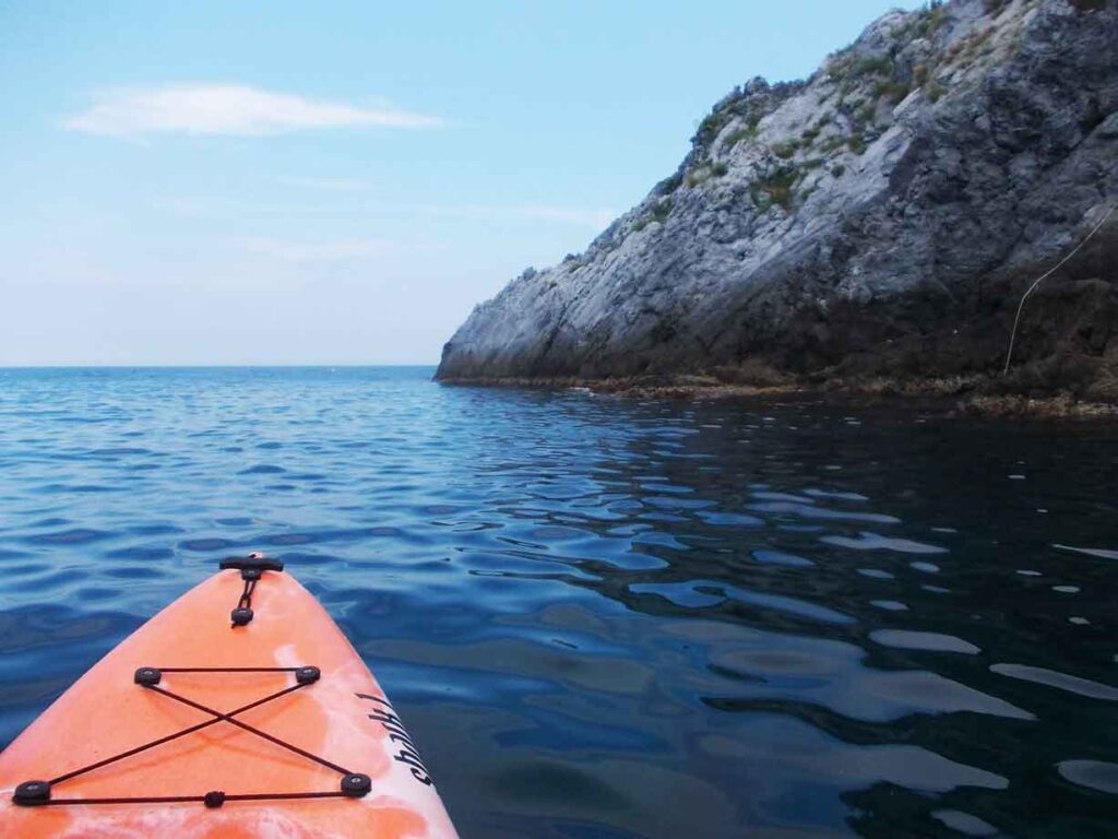 Escursione in kayak Isola di Bergeggi (Savona)